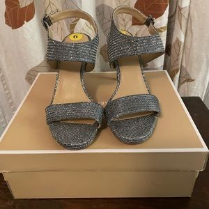MICHAEL KORS CLAUDIA GLITTER HEELS